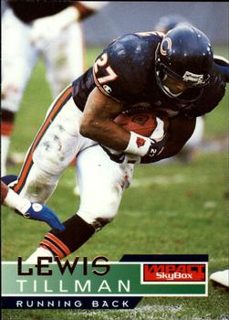 Lewis Tillman Chicago Bears 1995 SkyBox Impact NFL #23